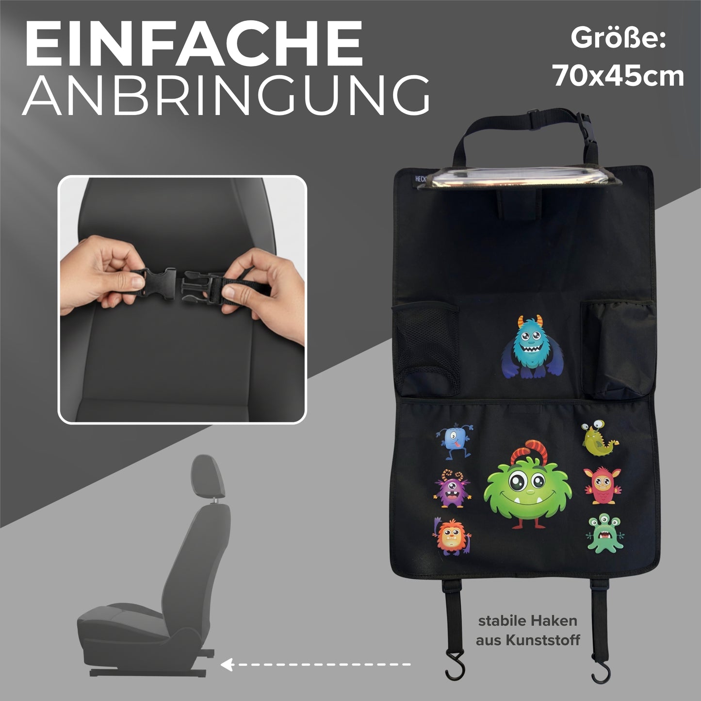 Auto Rücksitz Organizer - Monster