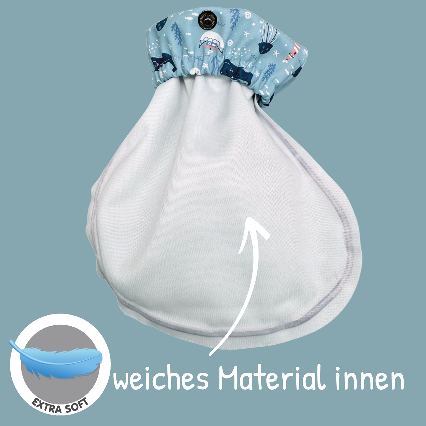 Füßlinge ohne Innen-Futter - Meerestiere