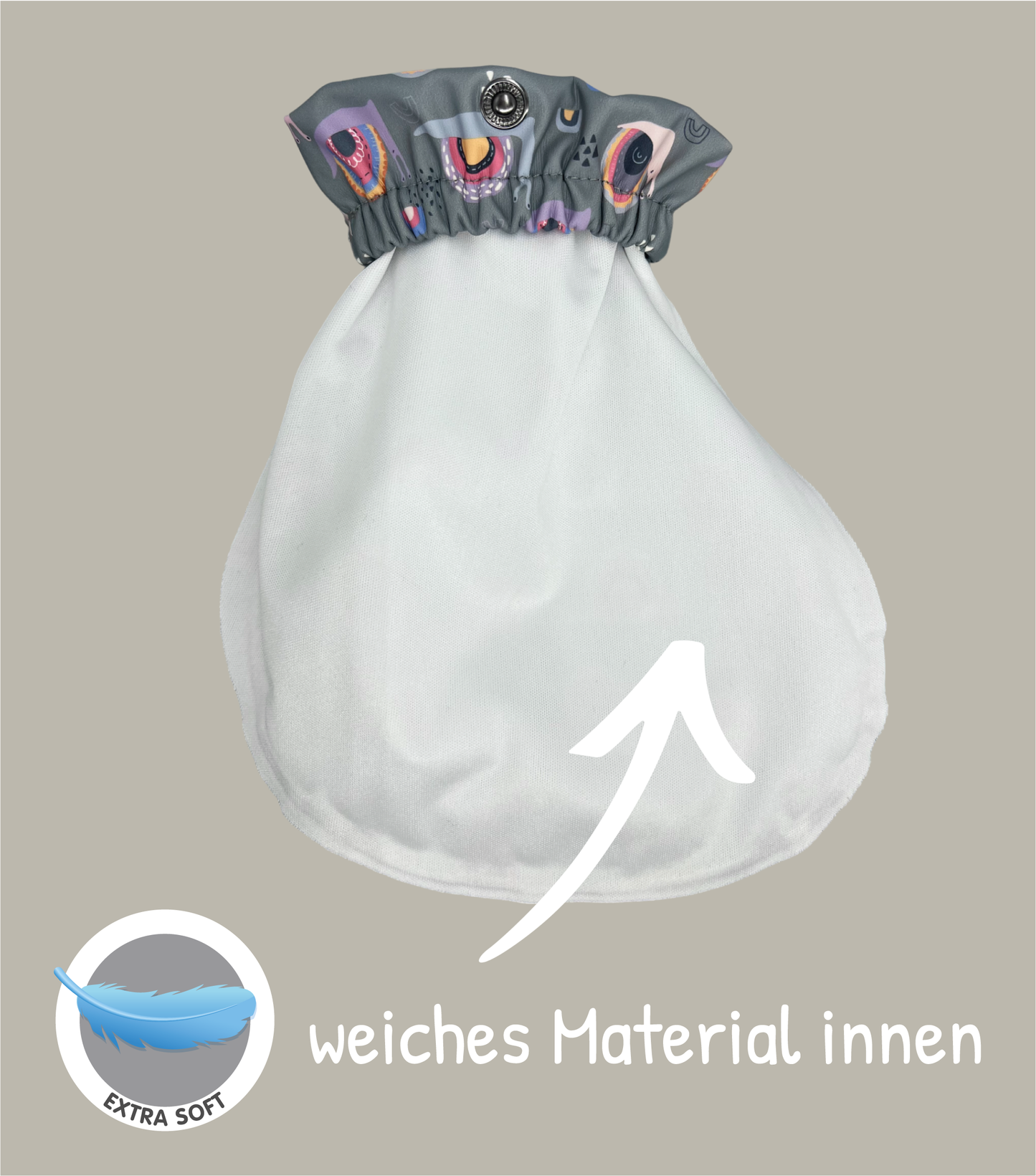 Füßlinge ohne Innen-Futter - Schnecke