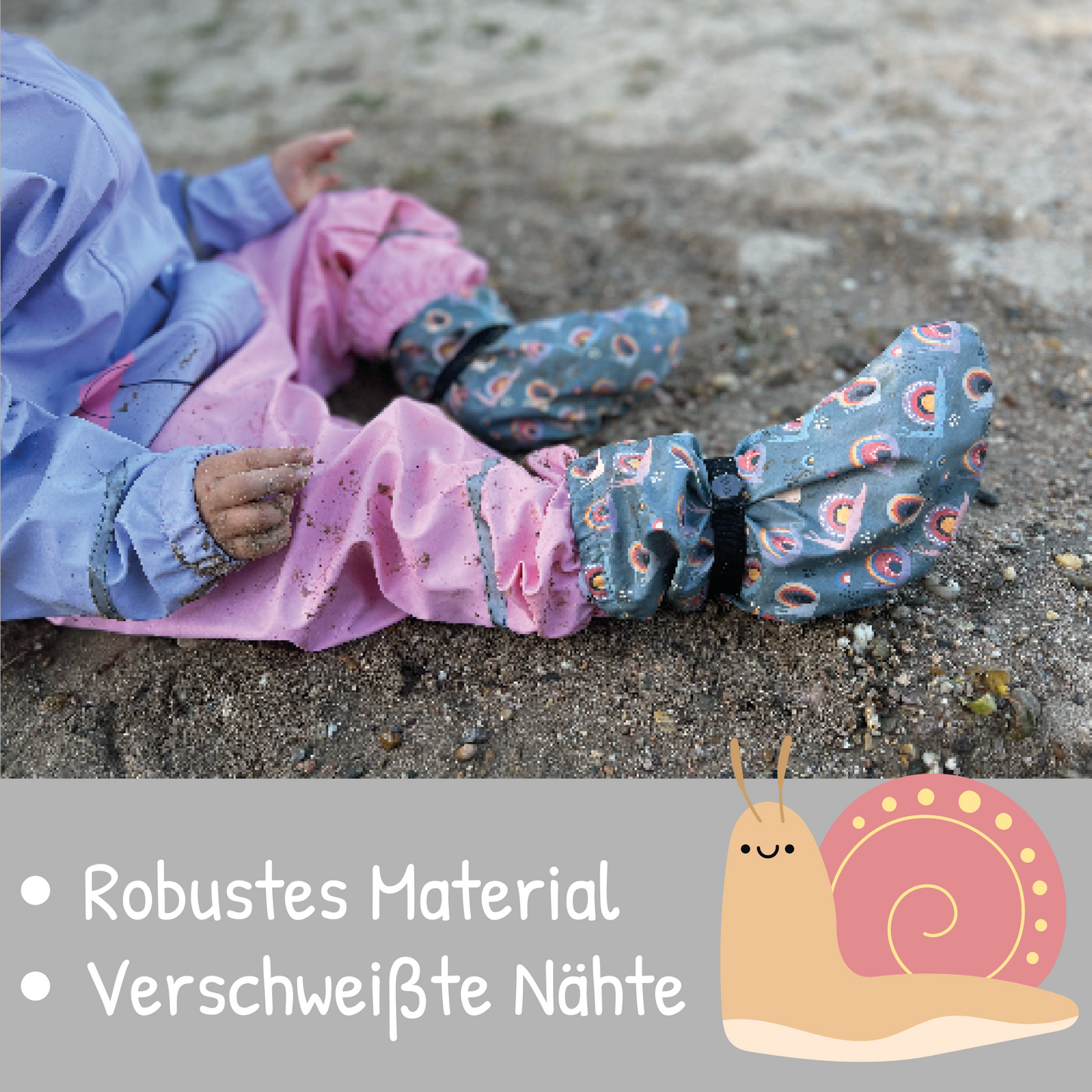 Füßlinge ohne Innen-Futter - Schnecke
