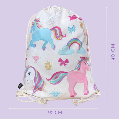Kinder Turnbeutel Einhorn