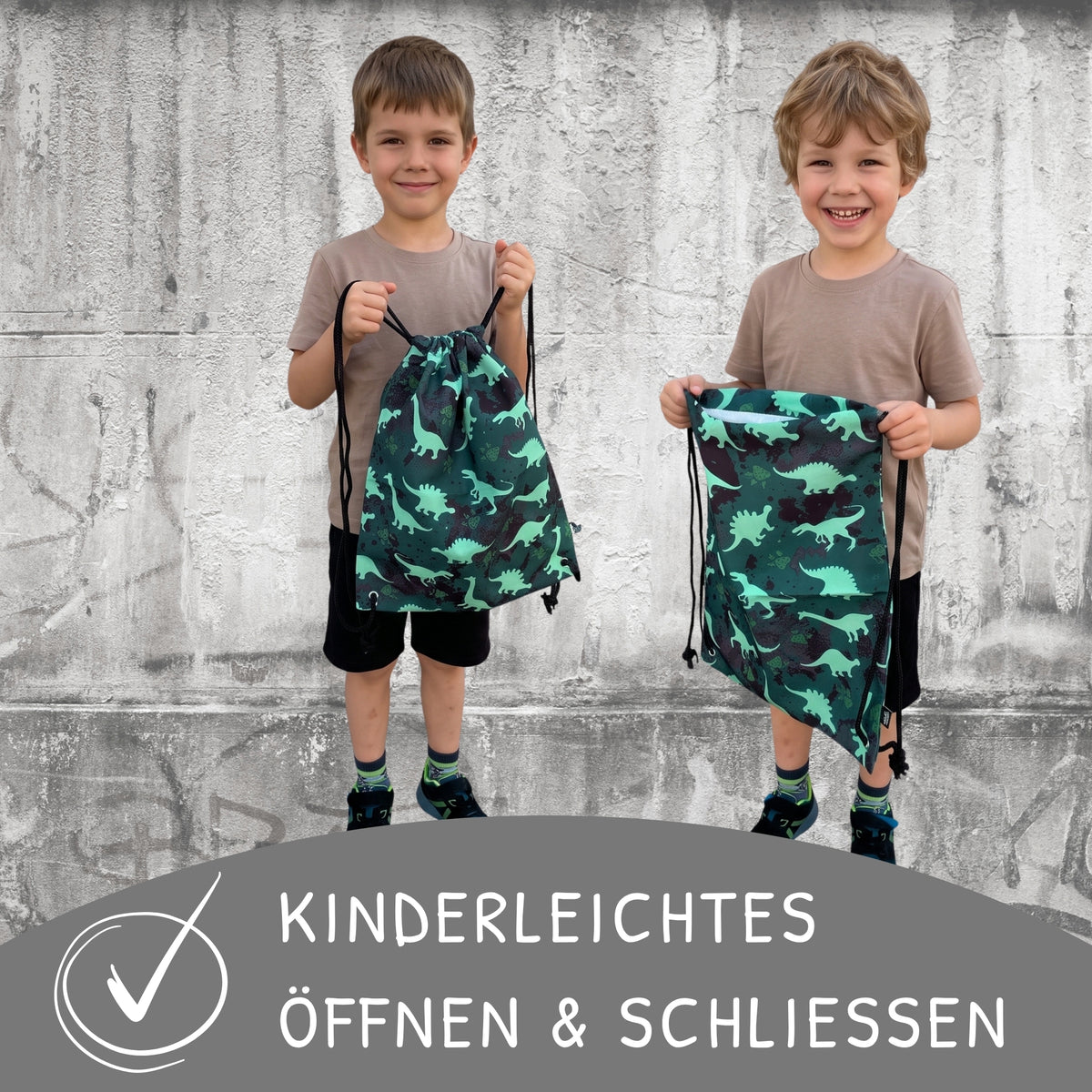 Kinder Turnbeutel Dinosaurier