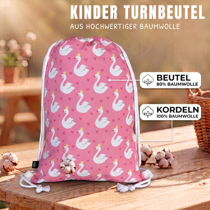 Kinder Turnbeutel Schwan