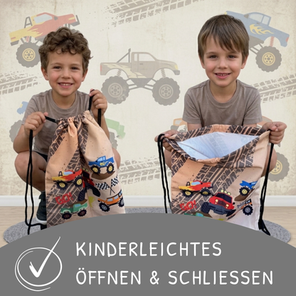 Kinder Turnbeutel Monster Truck
