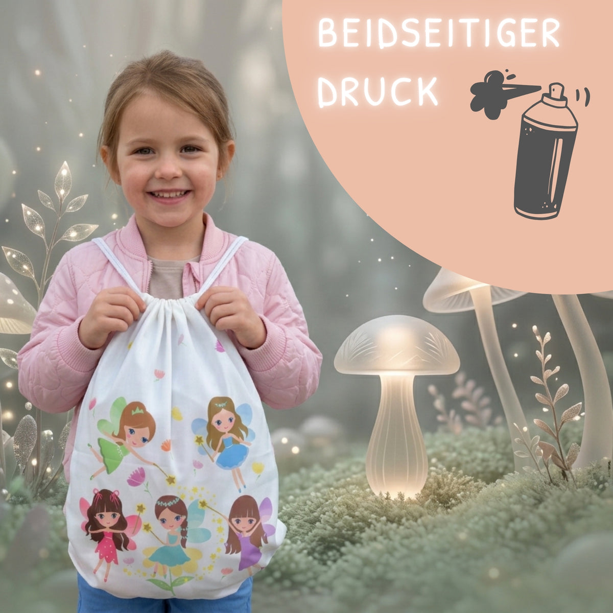 Kinder Turnbeutel Fee