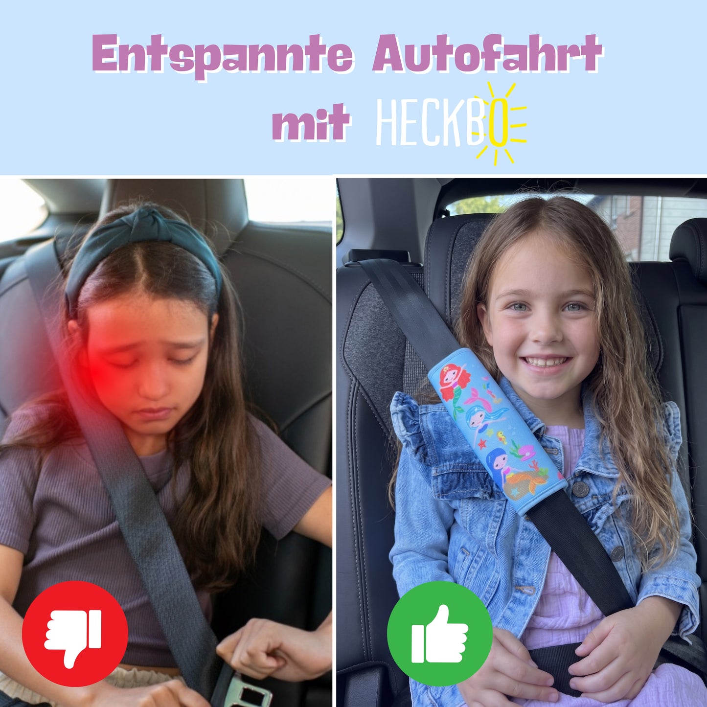 Auto Gurtschutz Meerjungfrau