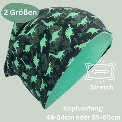 Kinder Beanie Mütze & Loop Set  - Dinosaurier
