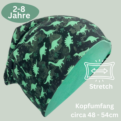 Kinder Beanie Mütze & Loop Set  - Dinosaurier
