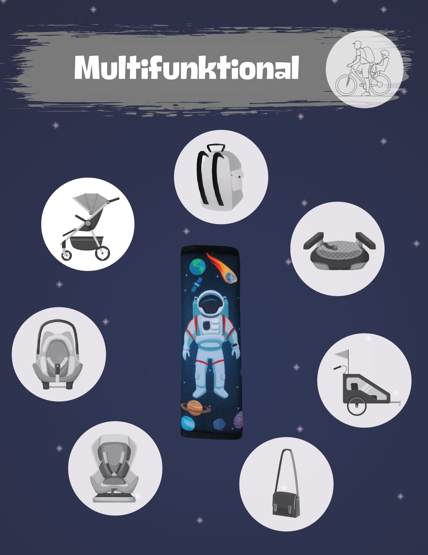 Auto Gurtschutz Astronaut