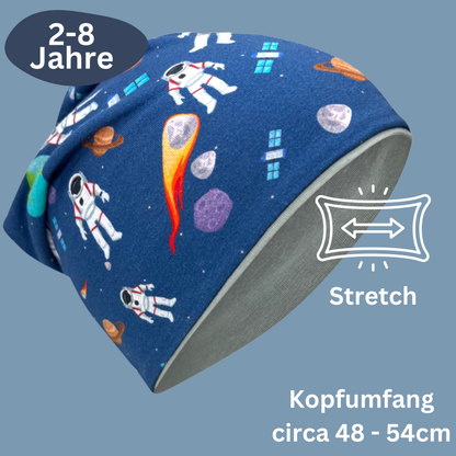 Kinder Beanie Mütze & Loop Set  - Astronaut