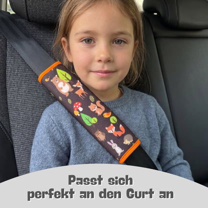 Auto Gurtschutz Waldtiere