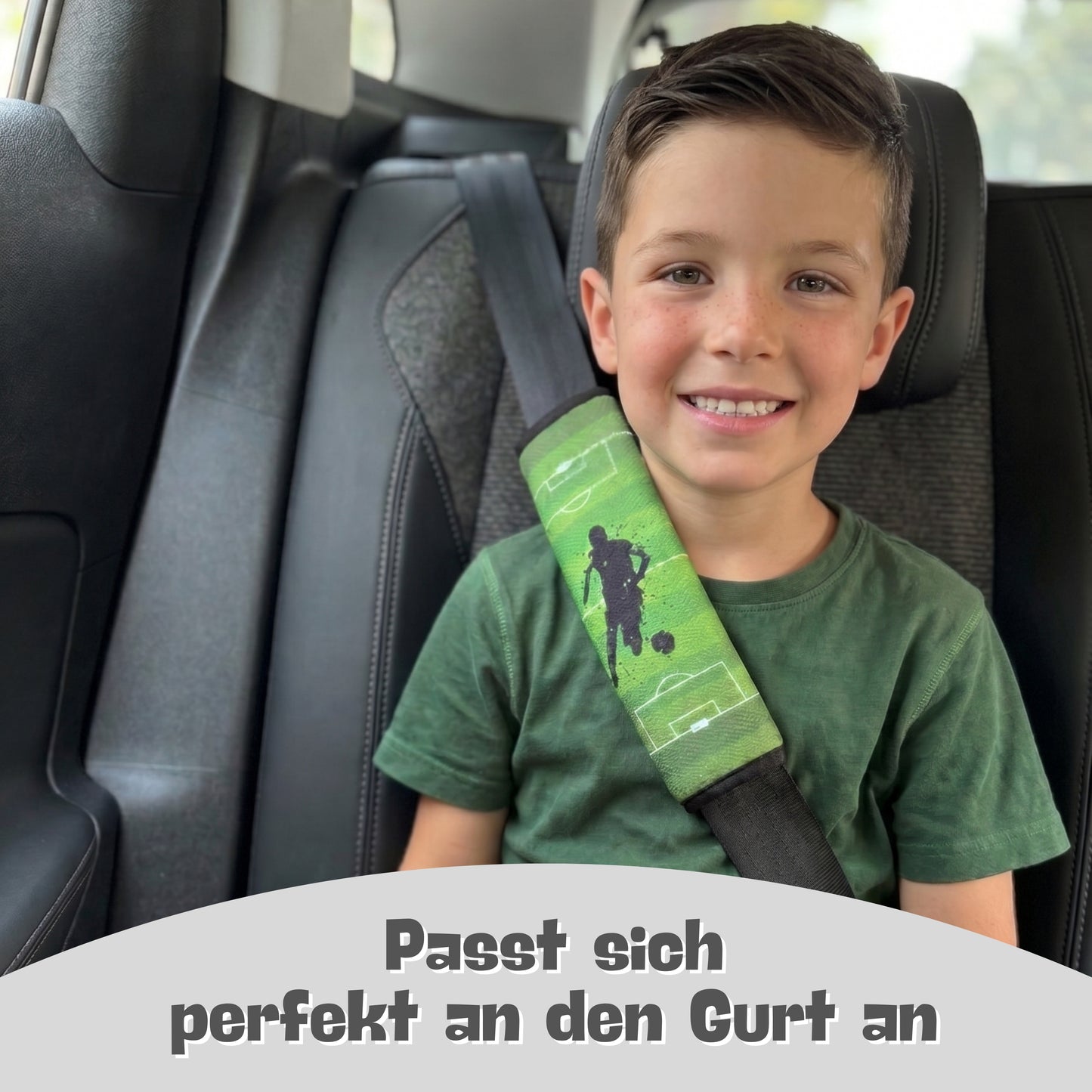 Auto Gurtschutz Fussball