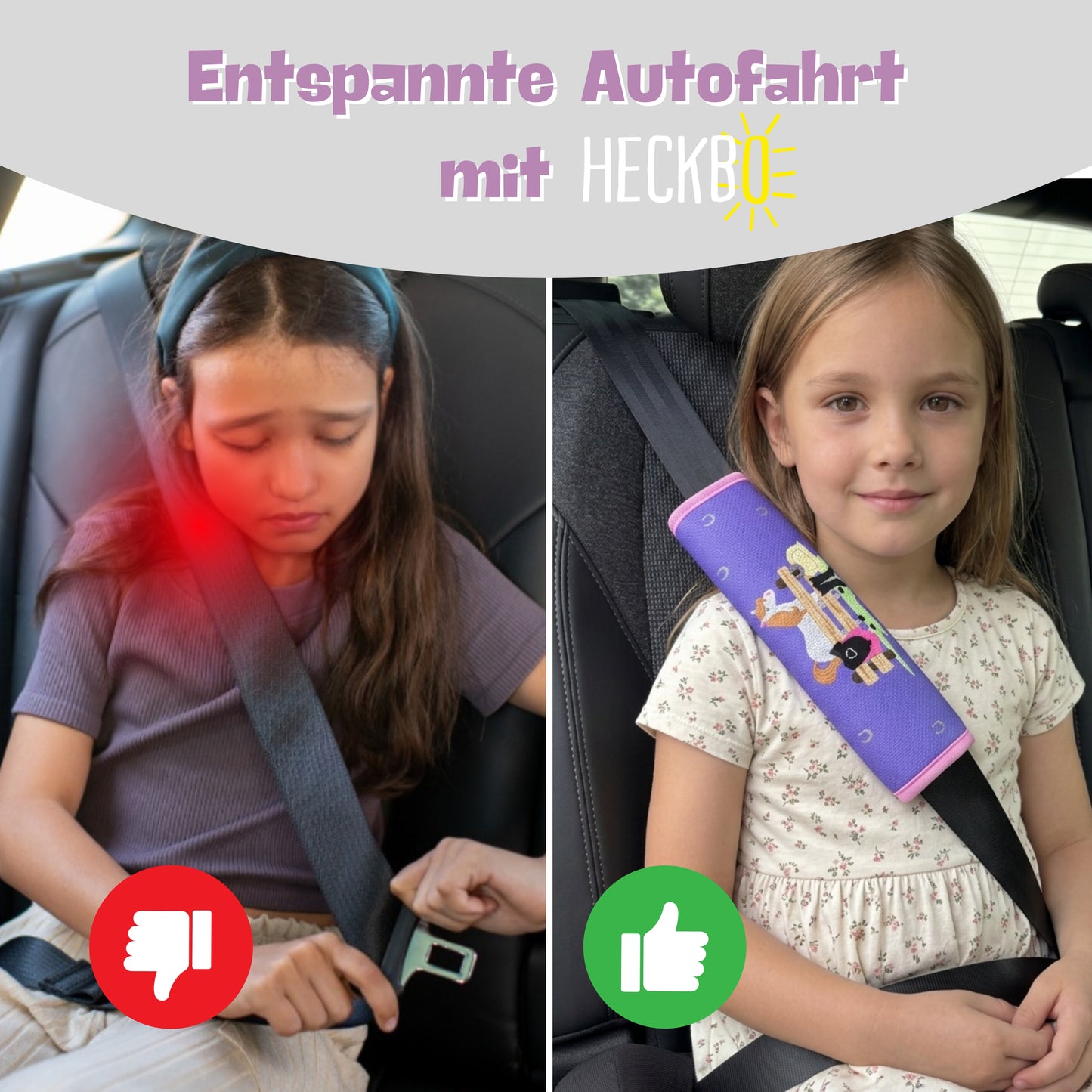 Auto Gurtschutz Pferd