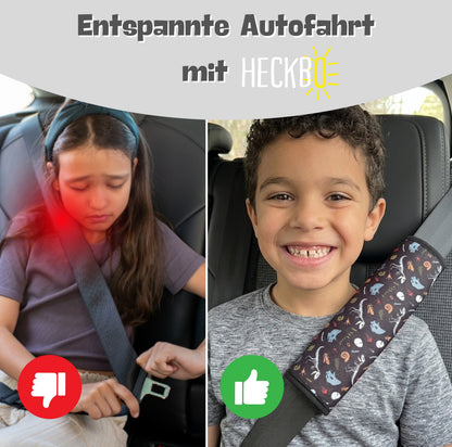 Auto Gurtschutz Dino Skelett