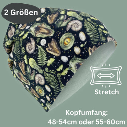 Kinder Beanie Mütze & Loop Set - T-Rex
