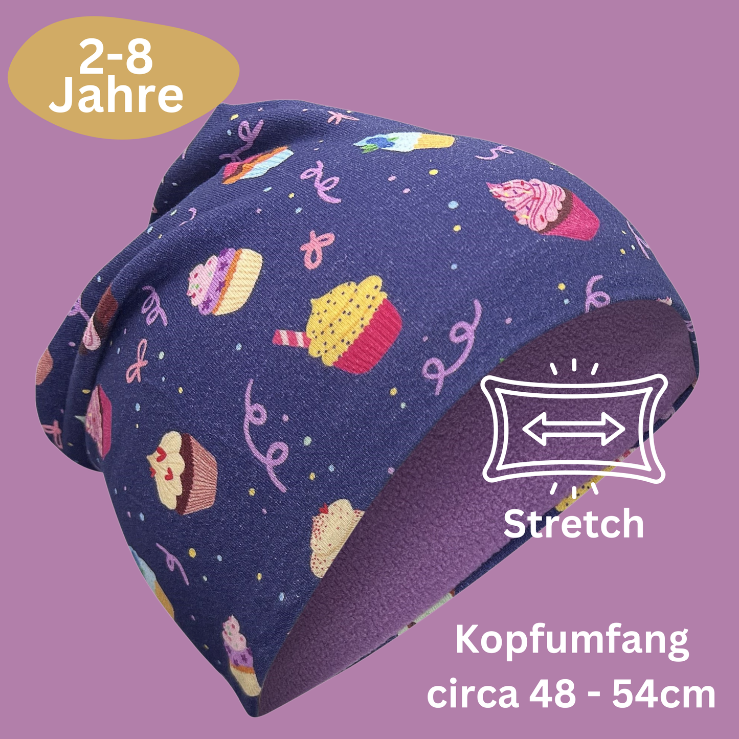 Kinder Beanie Mütze & Loop Set - Cookies