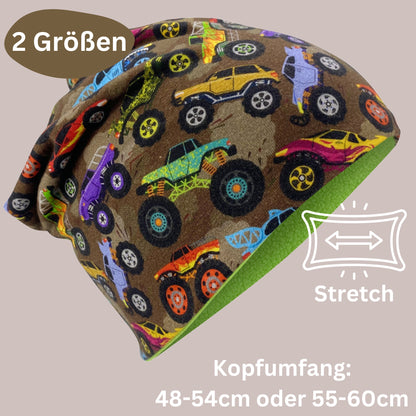 Kinder Beanie Mütze & Loop Set - Monster Truck