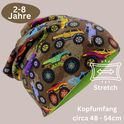 Kinder Beanie Mütze & Loop Set - Monster Truck