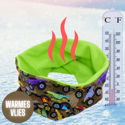 Kinder Beanie Mütze & Loop Set - Monster Truck