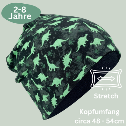 Kinder Beanie Mütze & Loop Set  - Dinosaurier
