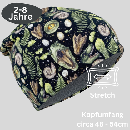 Kinder Beanie Mütze & Loop Set - T-Rex