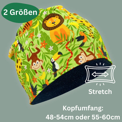 Kinder Beanie Mütze & Loop Set - Dschungel