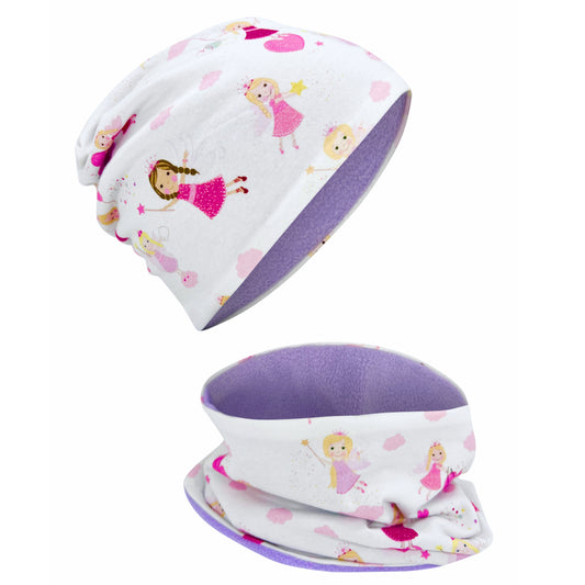Kinder Beanie Mütze & Loop Set - Fee