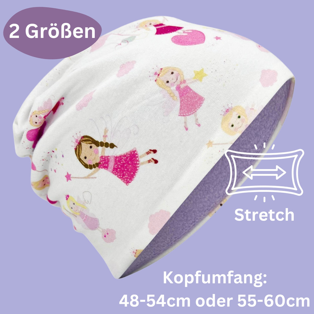 Kinder Beanie Mütze oder Loop - Fee