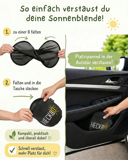 HECKBO Auto-Sonnenblenden Kinder Dschungel – 2er-Set