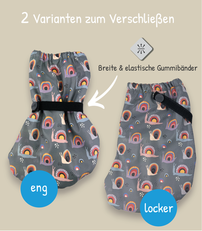 Füßlinge ohne Innen-Futter - Schnecke