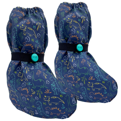 Füßlinge mit Vlies-Futter - Dinosaurier