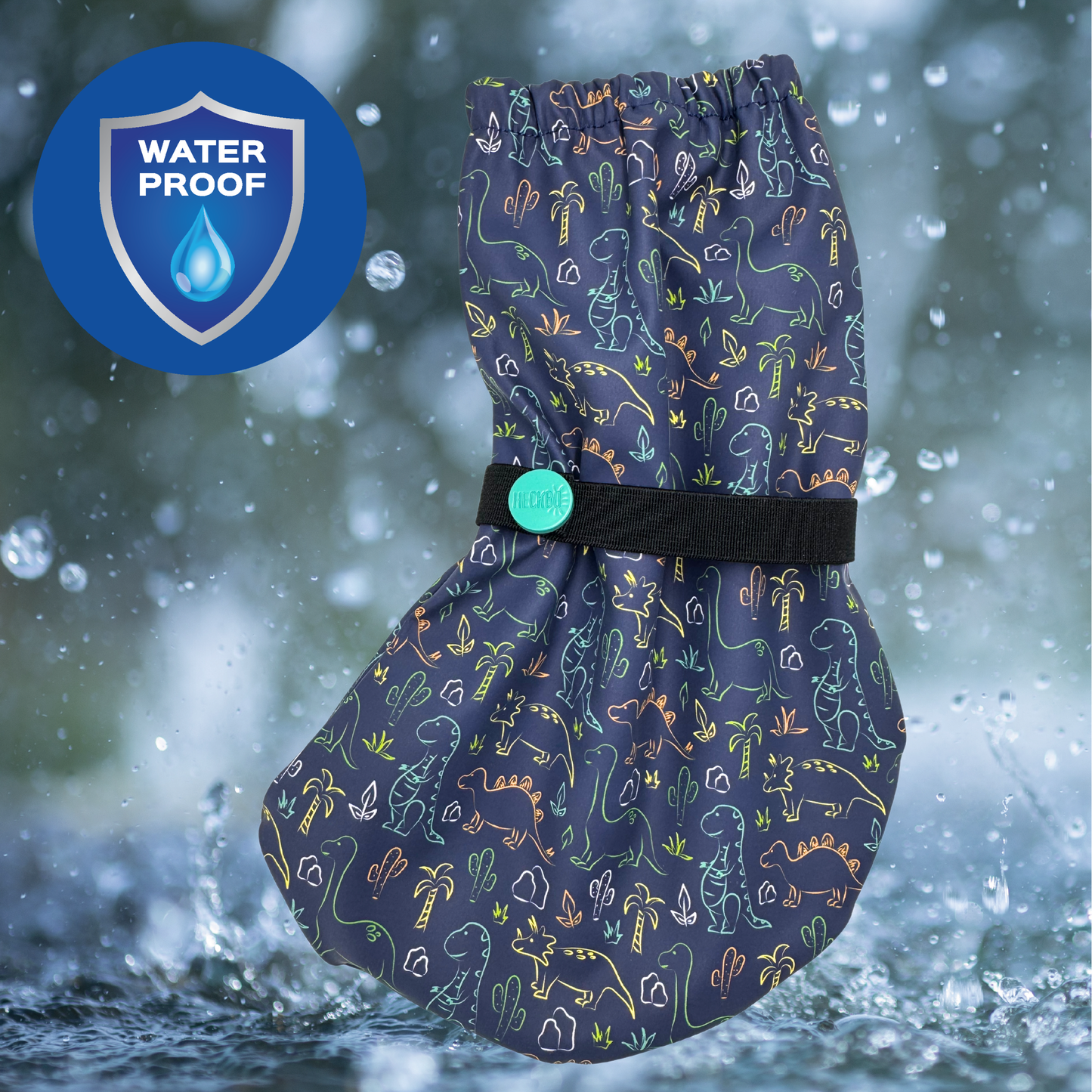 Füßlinge mit Vlies-Futter - Dinosaurier