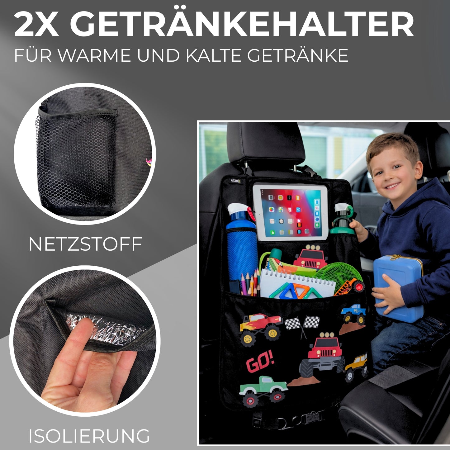 Auto Rücksitz Organizer - Monster Truck