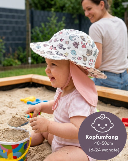 Baby Sonnenhut Meerjungfrau 6 - 24 Monate