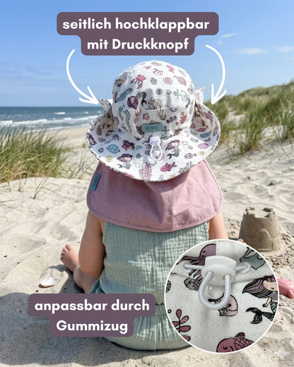 Baby Sonnenhut Meerjungfrau 6 - 24 Monate