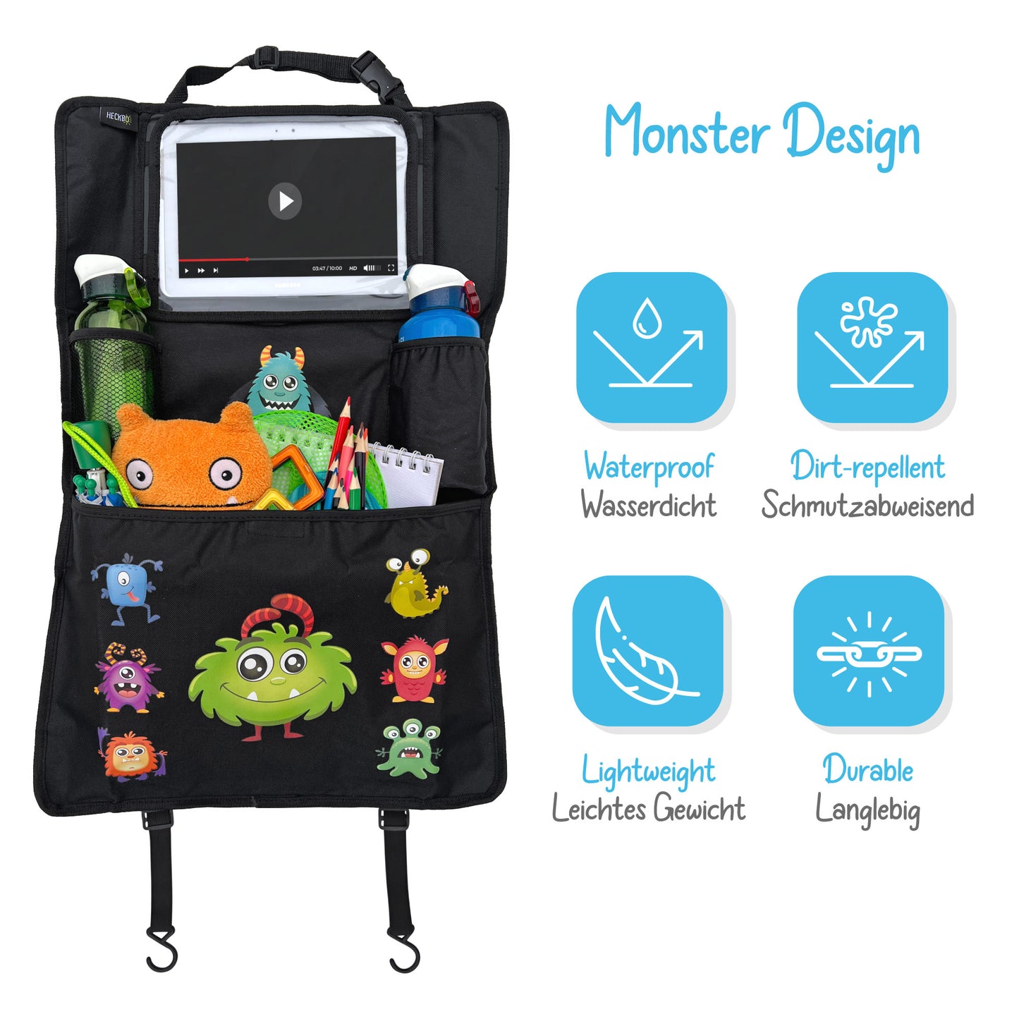 Auto Rücksitz Organizer - Monster