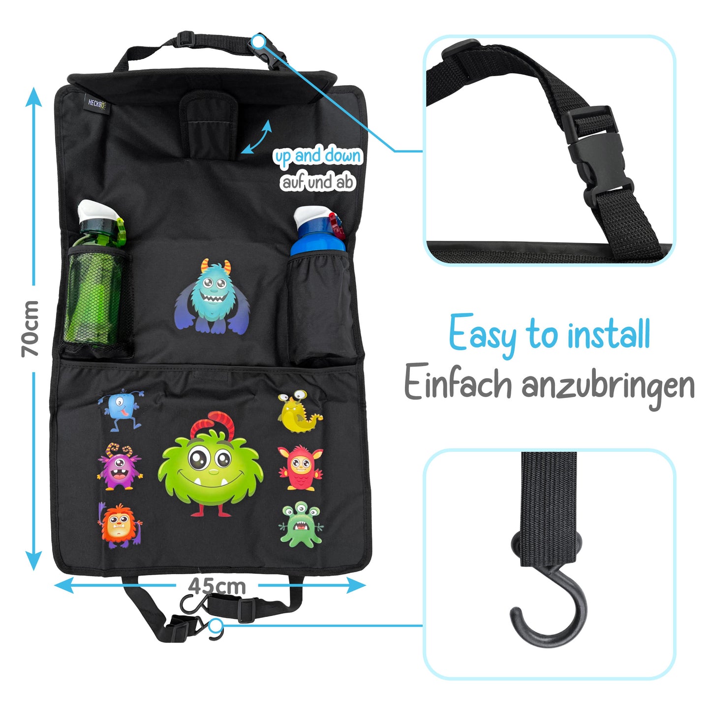 Auto Rücksitz Organizer - Monster