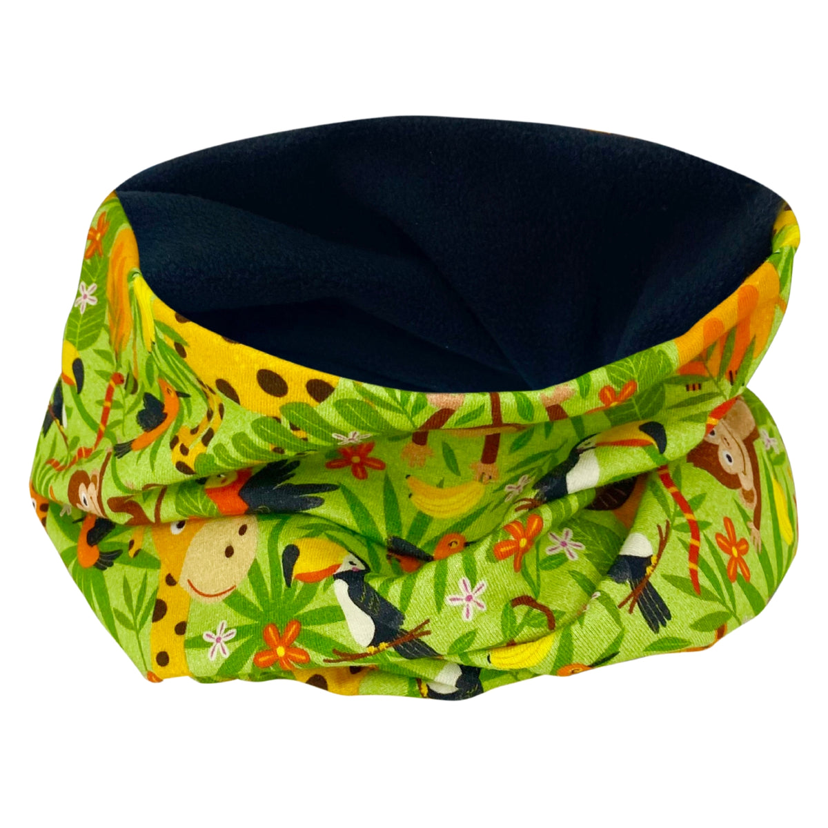 Kinder Beanie Mütze oder Loop - Dschungel