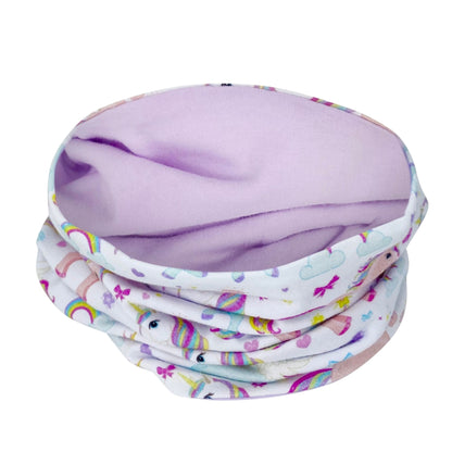 Kinder Beanie Mütze oder Loop - Einhorn