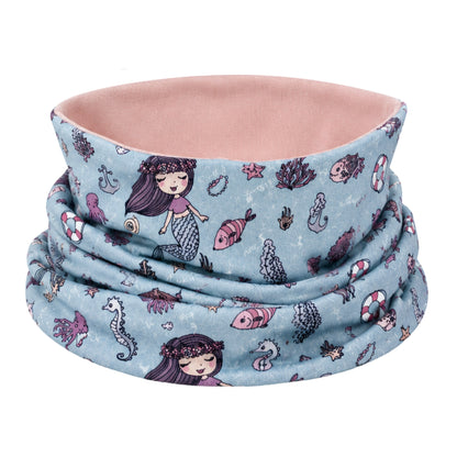 Kinder Beanie Mütze oder Loop - Meerjungfrau