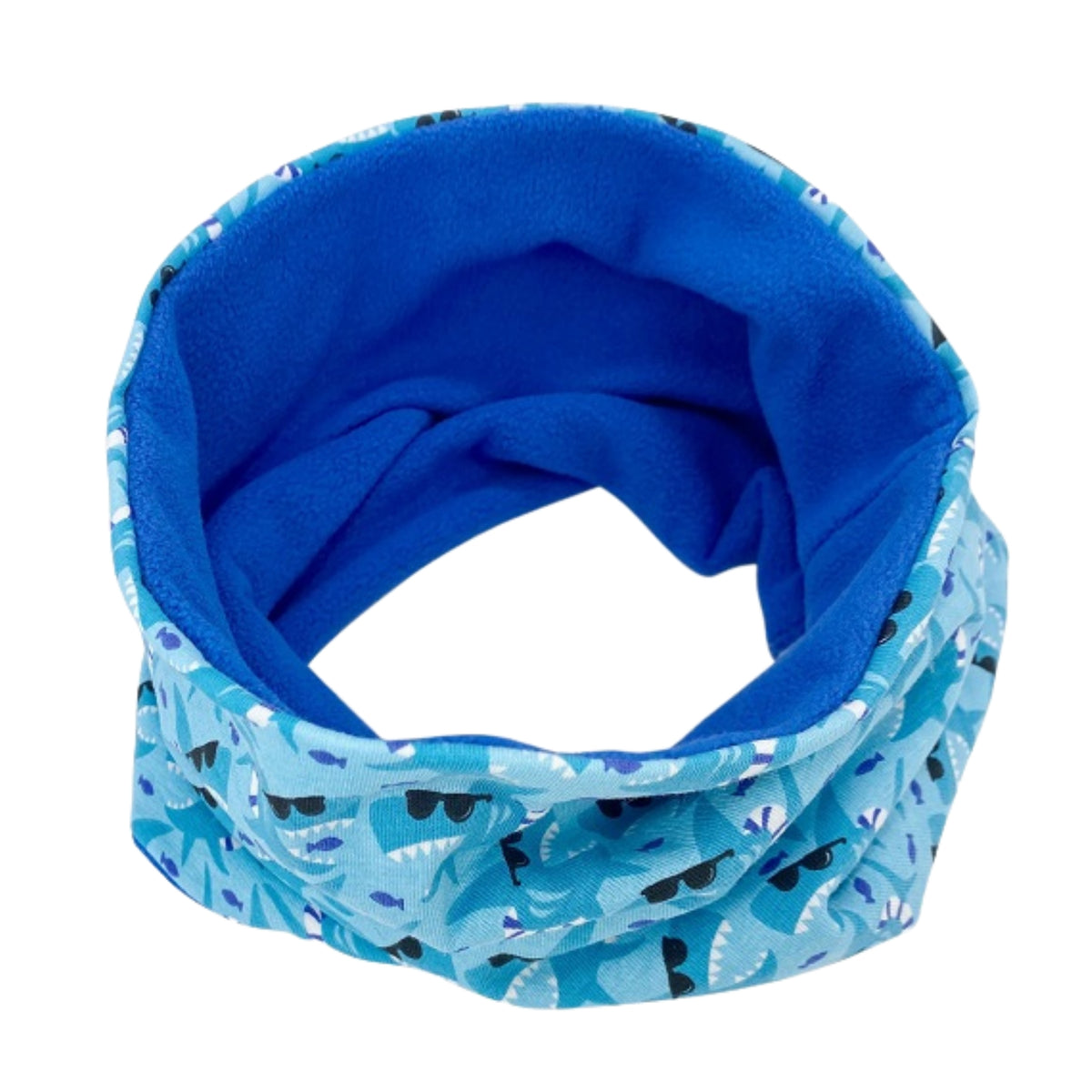 Kinder Beanie Mütze oder Loop - Hai