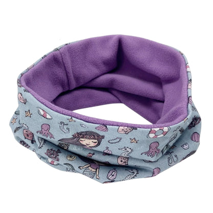Kinder Beanie Mütze oder Loop - Meerjungfrau