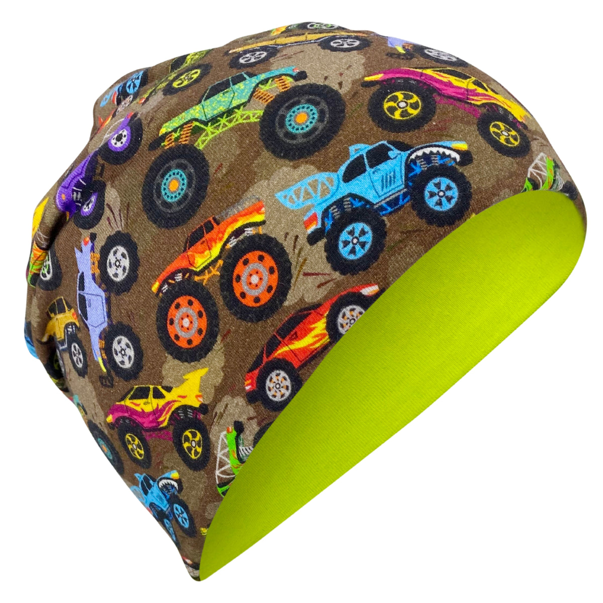 Kinder Beanie Mütze oder Loop - Monster Truck