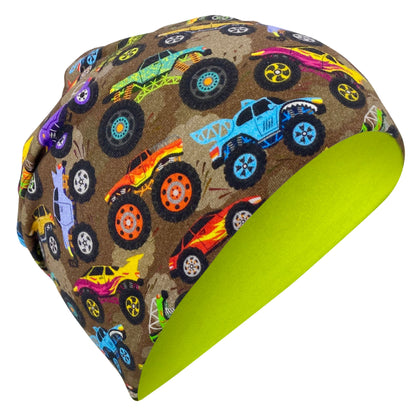 Kinder Beanie Mütze oder Loop - Monster Truck