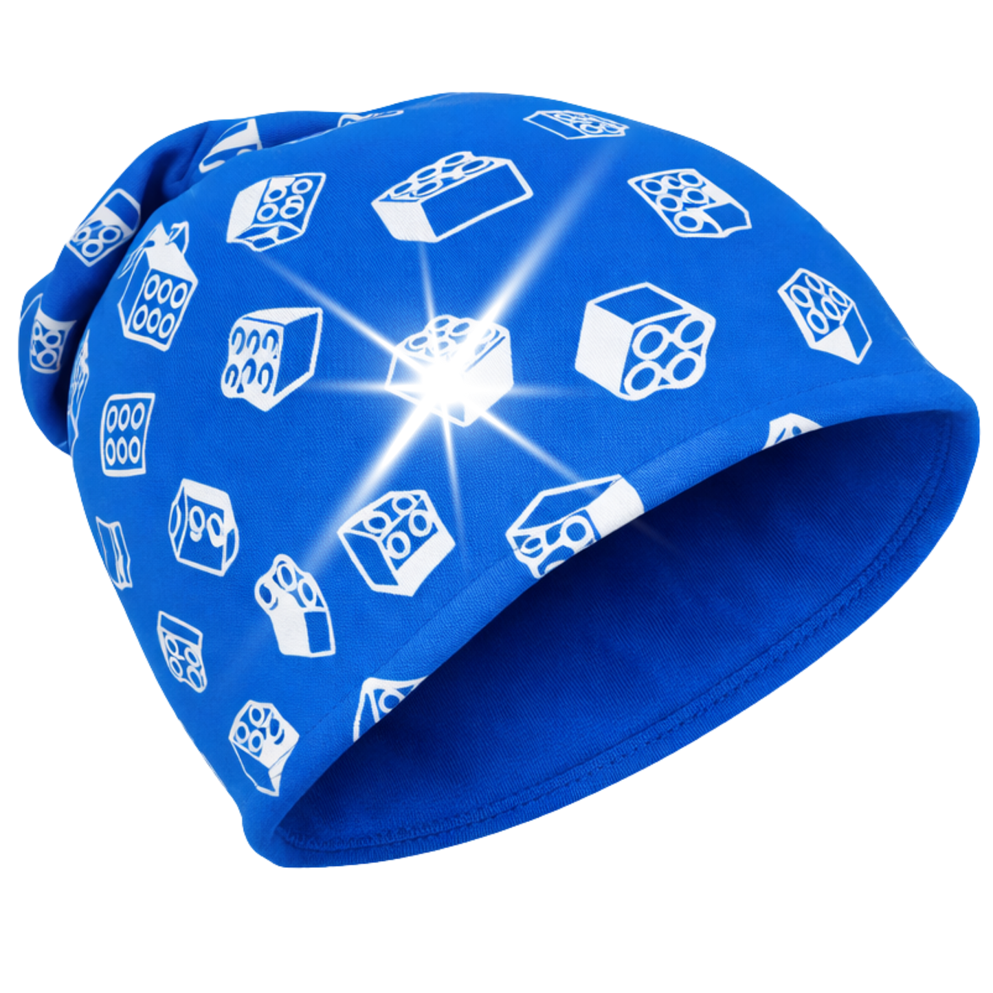 Reflektor Kinder Beanie Mütze & Loop - Bausteine