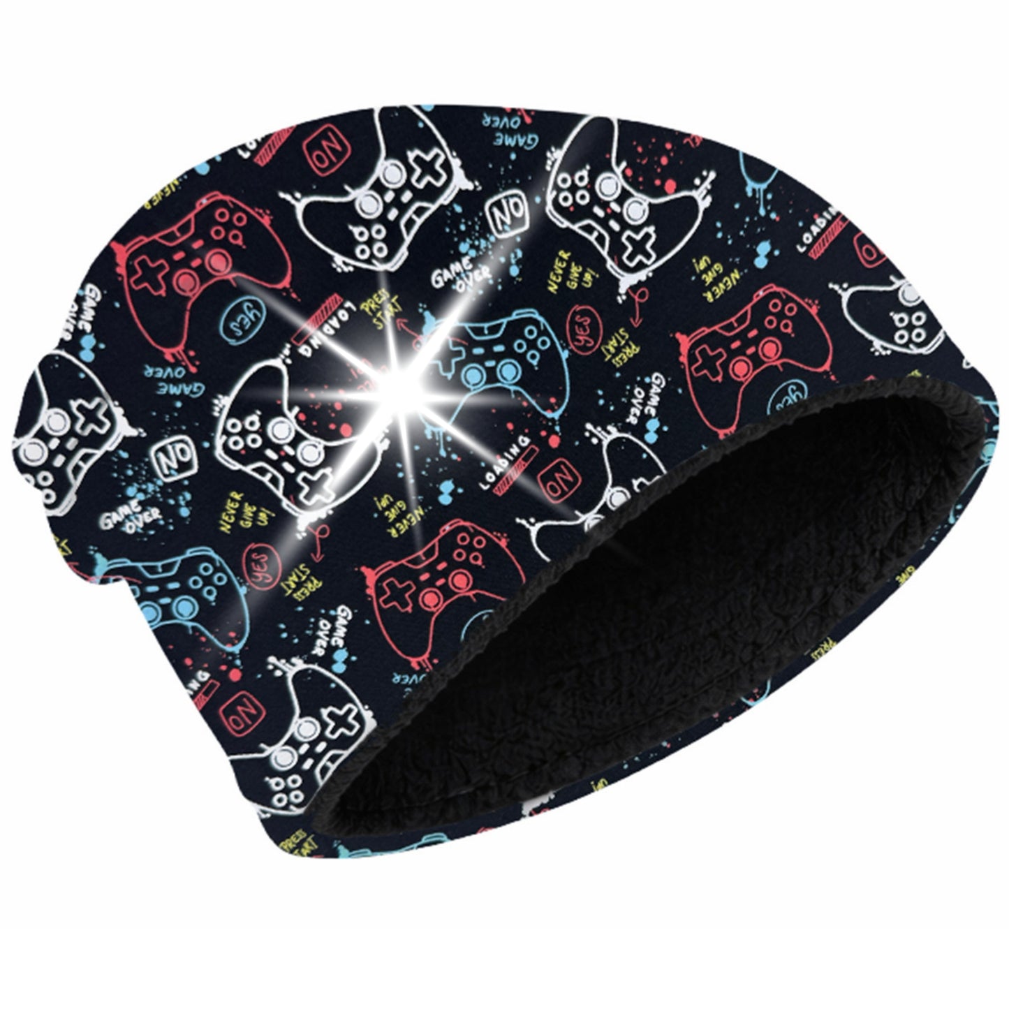 Reflektor Kinder Beanie Mütze & Loop - Gaming