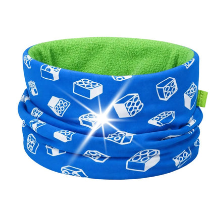 Reflektor Kinder Beanie Mütze oder Loop - Bausteine