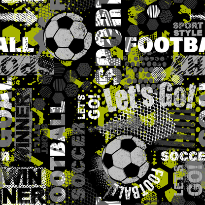 Kinder Beanie Mütze & Loop - Fussball