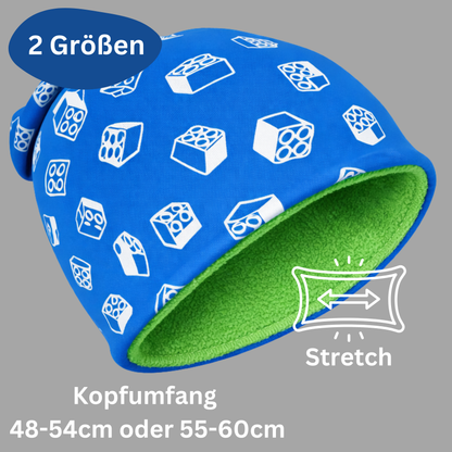 Reflektor Kinder Beanie Mütze & Loop - Bausteine
