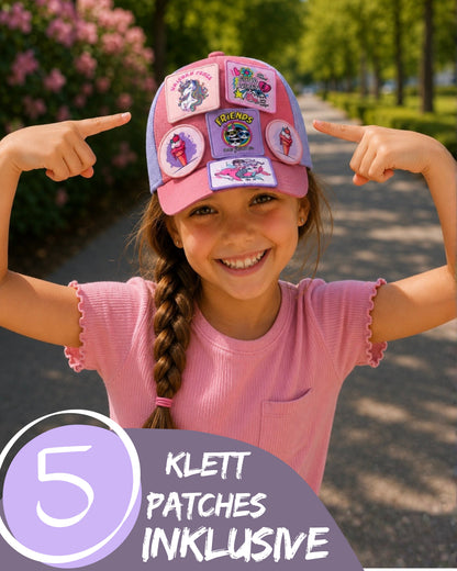 Kappe Sonne Baseball Cap mit Patches zum Wechseln